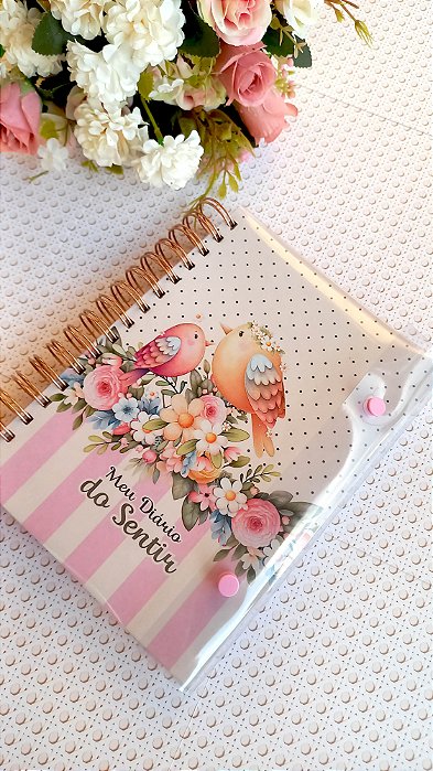 caderno de Anotações capafloral