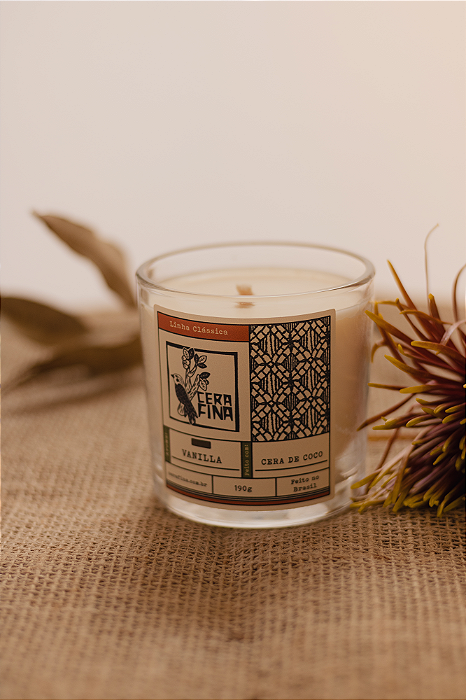 Vela aromática de Baunilha Vanilla 190gramas