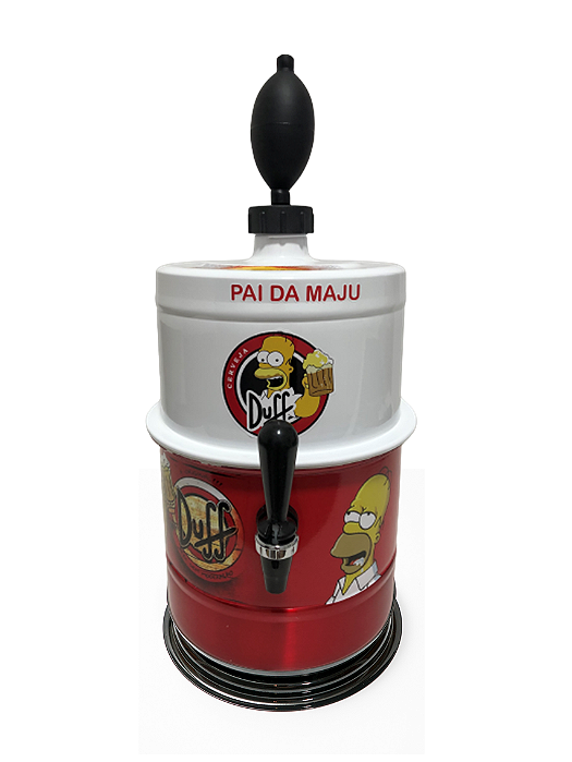 CHOPEIRA PORTÁTIL DUFF HOMER COM BASE GIRATÓRIA