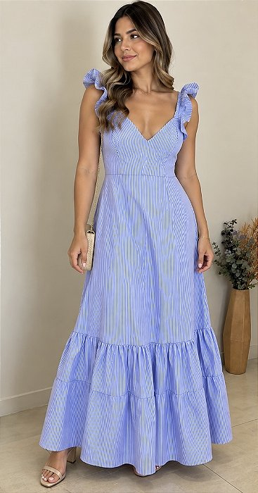 VESTIDO LISTRADO A BRAND