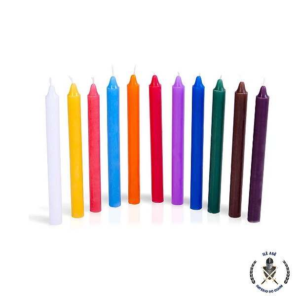 Vela palito - Unidade - Cores
