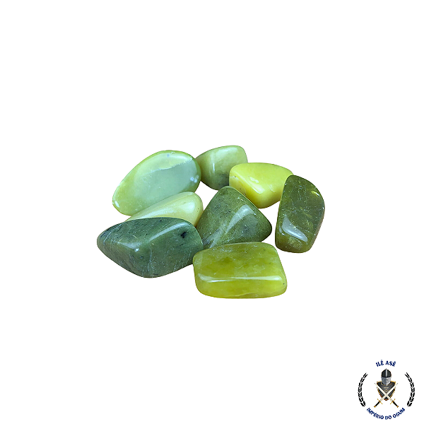 Pedra Jade oliva - unidade