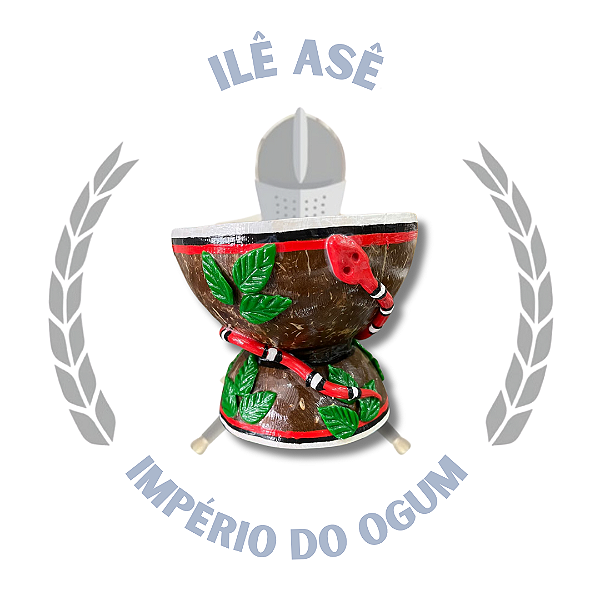Cuia Trabalhada biscuit - Cobra