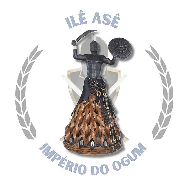 LUMINÁRIA DE RESINA ORIXÁ - OGUM