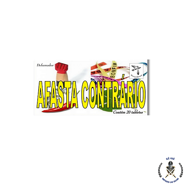 DEFUMADOR TABLETE - CX 20 UNI - AFASTA CONTRARIO