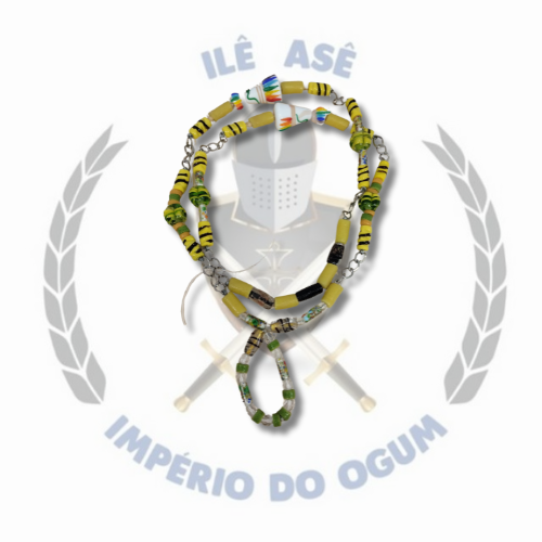 LEGDBA LUXO AMARELO C/ PRETO + PULSEIRA