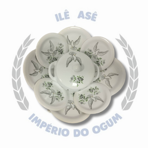 CONJ IBÁ ORIXÁ PEQUENO - OXALÁ (POMBO)