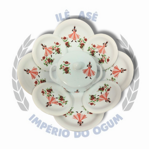 CONJ IBÁ ORIXÁ PEQUENO - XANGÔ