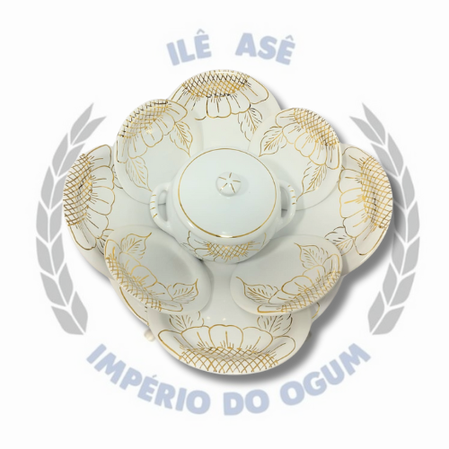 CONJ IBA MÉDIO BRANCO - FIO OURO