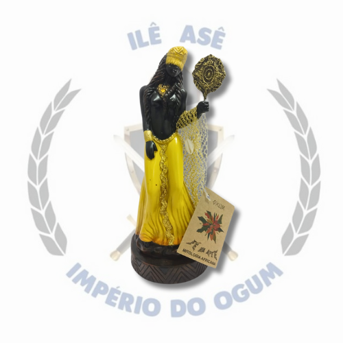 IMAGEM RESINA ORIXA OXUM AFRICANO 30CM