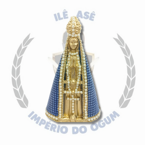 IMAGEM GESSO N.SRA APARECIDA PEROLA - 40CM