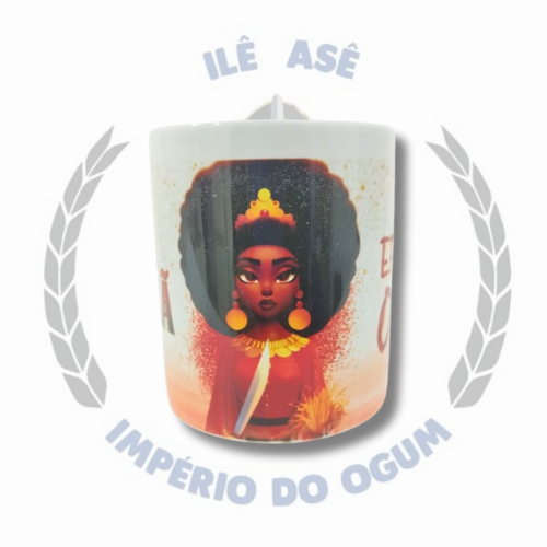 CANECAS PORCELANA - ORIXÁ IANSÃ