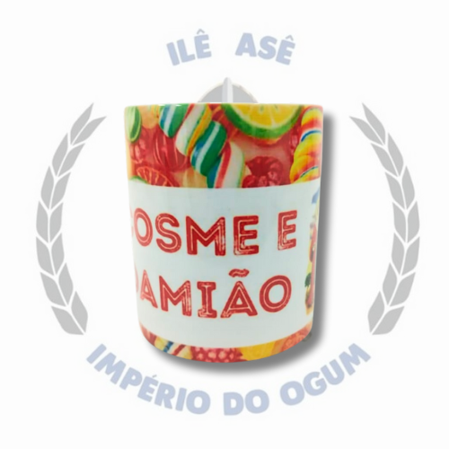 CANECAS PORCELANA - COSME E DAMIÃO