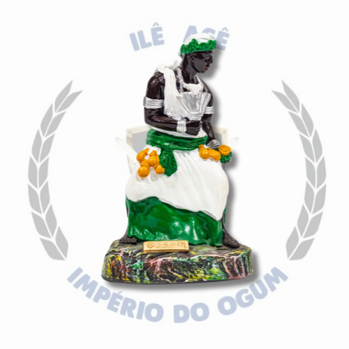 IMAGEM GESSO ORIXA 25CM - OSSAIM