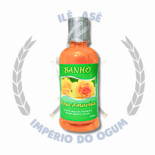 BANHO LIQUIDO 250ML - ROSA AMARELA