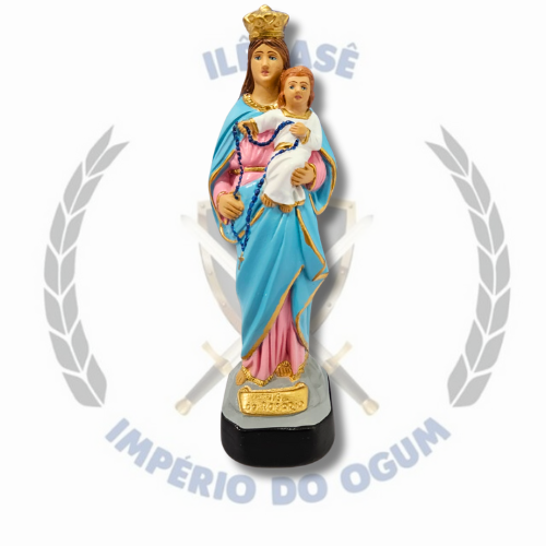 IMAGEM GESSO 20 CM - N.SRA DO ROSÁRIO