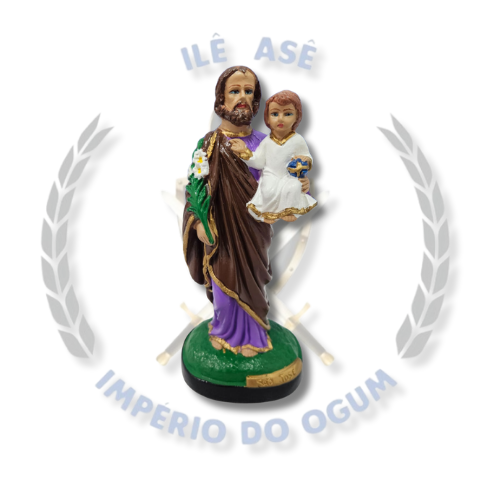 IMAGEM GESSO CATÓLICO 20 CM - SÃO JOSÉ