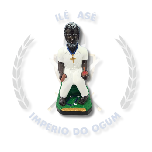 IMAGEM DE GESSO 20CM - PAI BENEDITO ALMAS