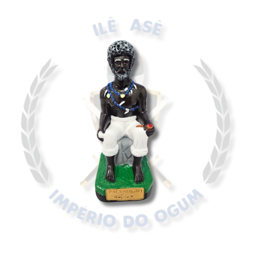 IMAGEM DE GESSO 20CM - PAI JOAQUIM DE ANGOLA
