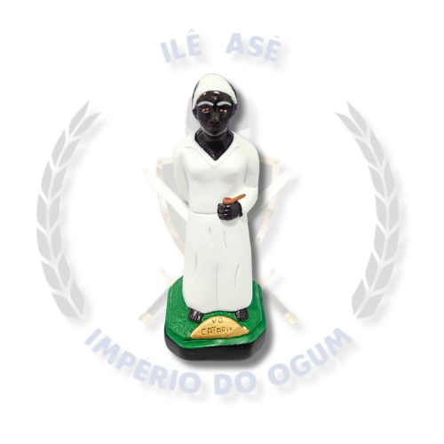 IMAGEM DE GESSO UMBANDA 20CM - VOVÓ CATARINA