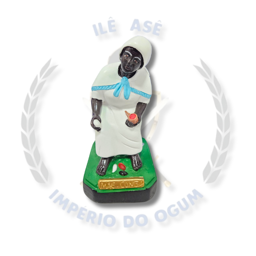 IMAGEM DE GESSO UMBANDA 20CM - MARIA/MÃE CONGA