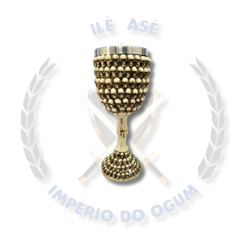 TAÇA DE RESINA - MINI CAVEIRINHAS