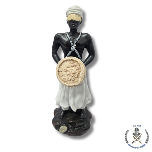 IMAGEM RESINA ORIXÁ IFÁ AFRICANO 15CM