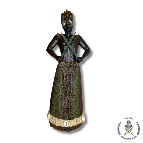 IMAGEM RESINA ORIXÁ IROKO AFRICANO 40CM