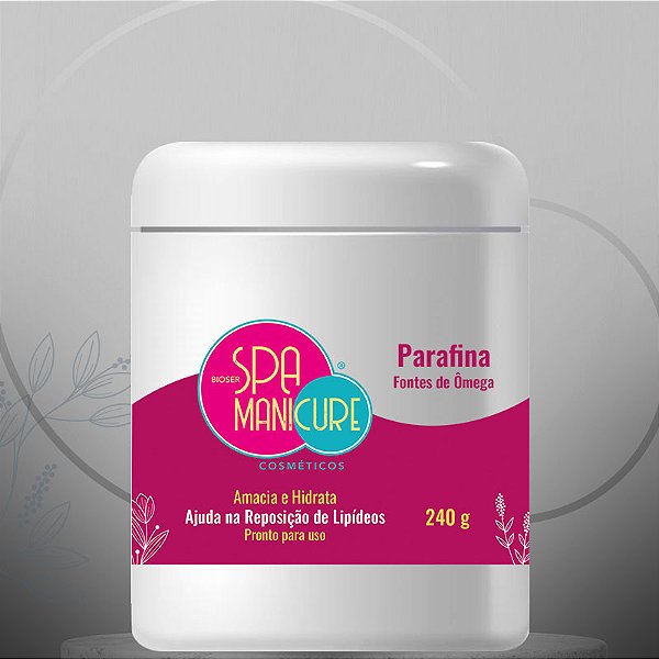 Parafina Fontes de Ômega Spa Manicure 240g