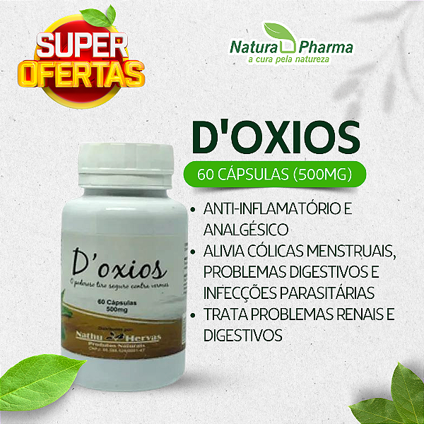 D'OXIOS - 60 CÁPSULAS (500mg) - BIOPHYTOS