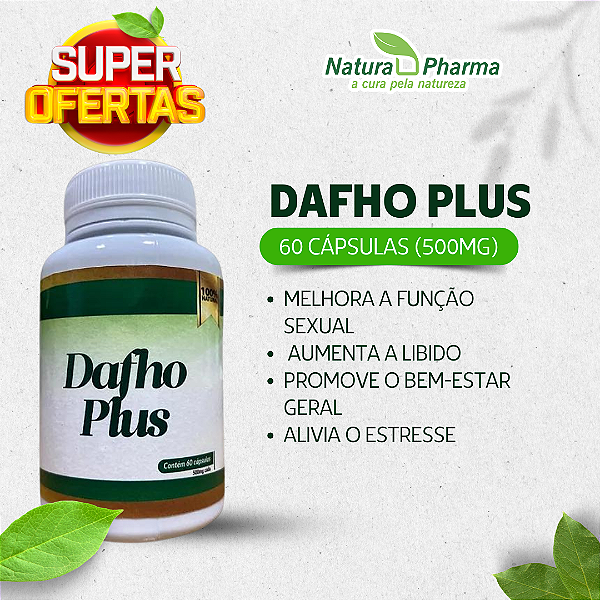 DAFHO PLUS - 60 CÁPSULAS (500mg) - BIOPHYTOS