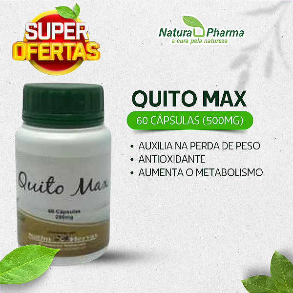 QUITO MAX - 60 CÁPSULAS (280 mg)