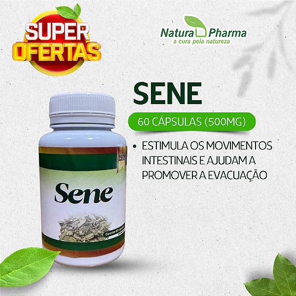 SENE - 60 CÁPSULAS (500mg) - BIOPHYTOS