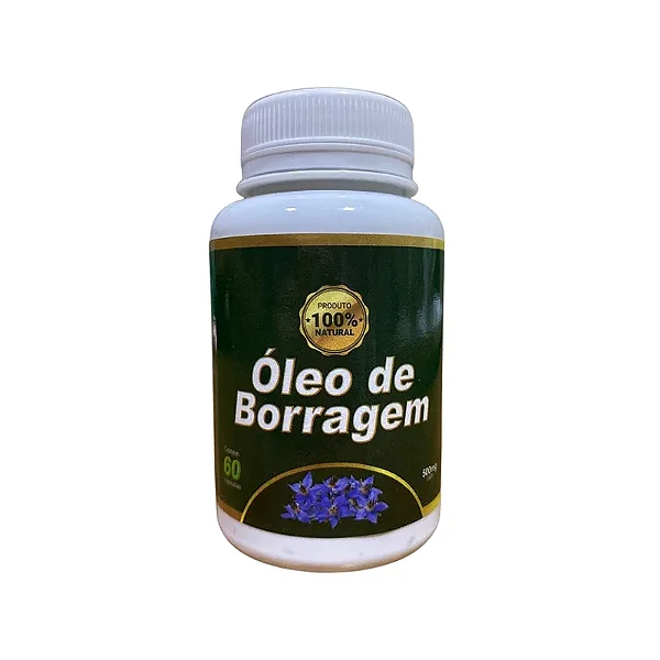 ÓLEO DE BORRAGEM - 60 CÁPSULAS (500mg) - BIOPHYTOS