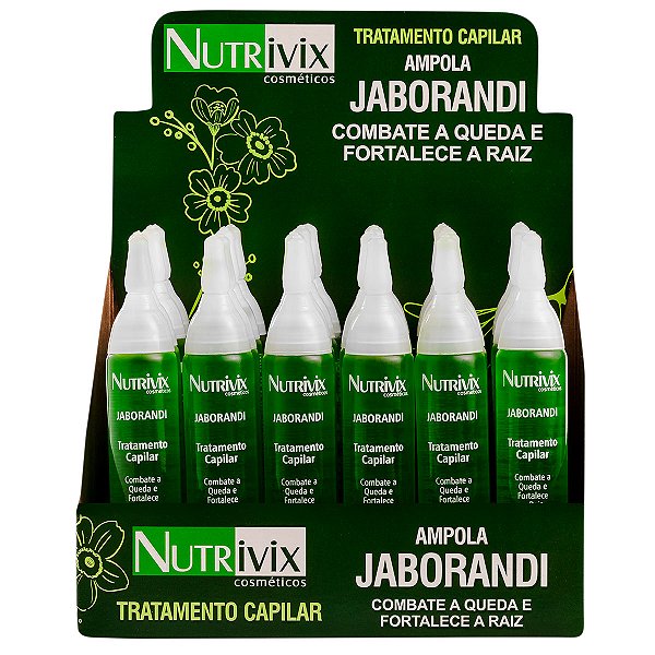 AMPOLA NUTRIVIX JABORANDI - CAIXA COM 24 UNIDADES