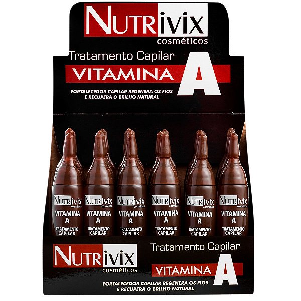 AMPOLA NUTRIVIX VITAMINA A 10ML - CAIXA COM 24 UNIDADES