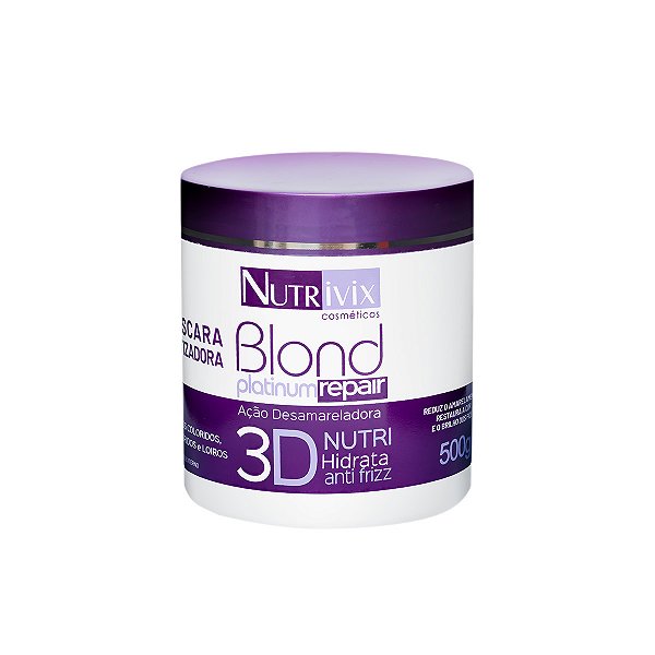 MÁSCARA NUTRIVIX BLOND PLATINUM REPAIR - 500G