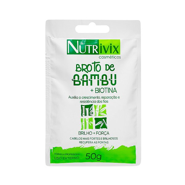 SACHÊ NUTRIVIX BROTO DE BAMBU 50G - UNIDADE