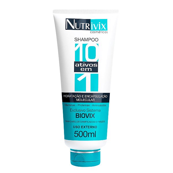 SHAMPOO NUTRIVIX 10 ATIVOS EM 1 BISN. 500ML