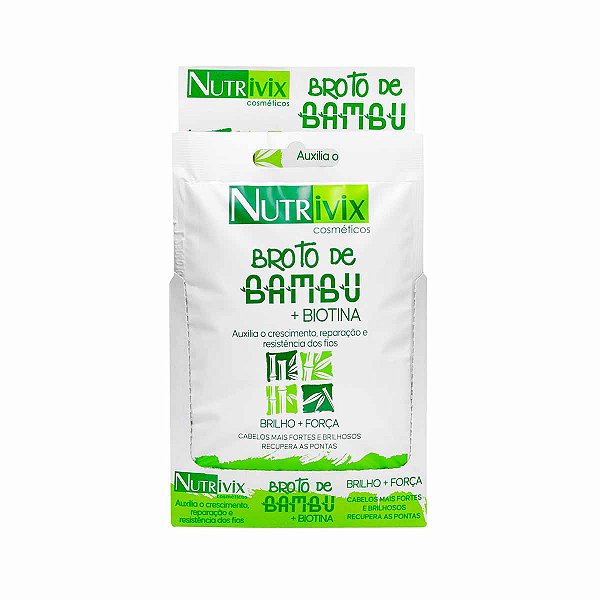 SACHÊ NUTRIVIX BROTO DE BAMBU 50G - CAIXA COM 12 UNIDADES