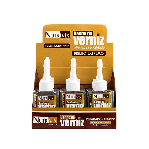 REPARADOR NUTRIVIX BANHO DE VERNIZ 30ML - CAIXA COM 12 UNIDADES