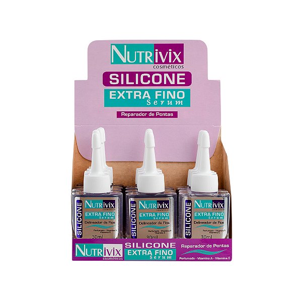 REPARADOR NUTRIVIX SILICONE 30ML - CAIXA COM 12 UNIDADES