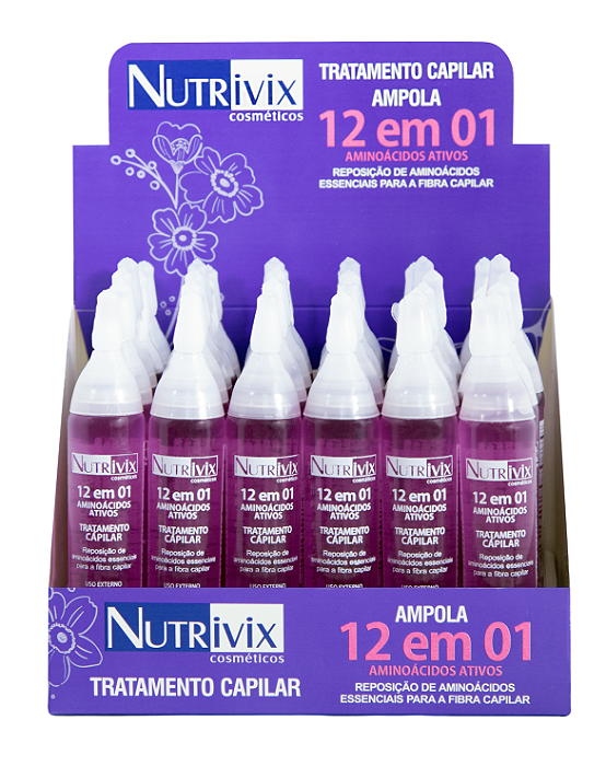 AMPOLA NUTRIVIX 12 EM 1 - CAIXA COM 24 UNIDADES
