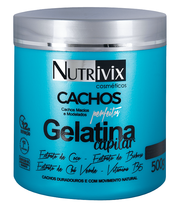 GELATINA CAPILAR NUTRIVIX CACHOS PERFEITOS - 500G