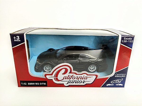 Miniatura BMW M3 DTM California Junior com Fricção
