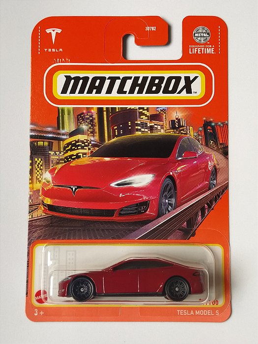 Miniatura Tesla Model S Matchbox