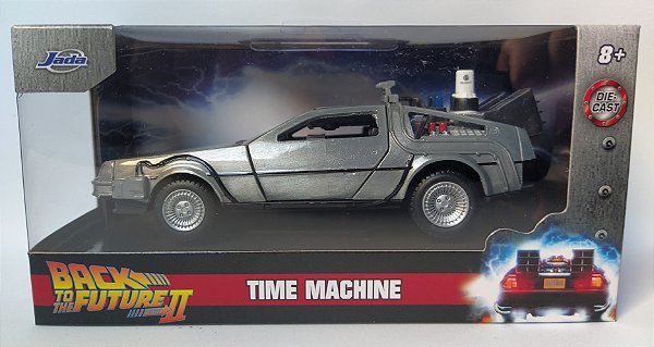 Miniatura DeLorean Time Machine De Volta Para o Futuro 2 1:32 Jada Toys