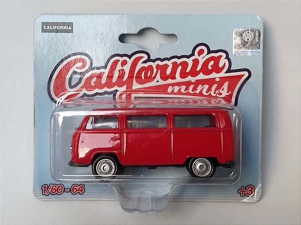 Miniatura Kombi T2 California Minis