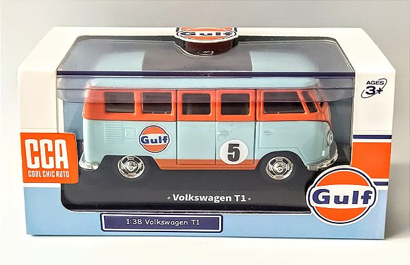 Miniatura Kombi T1 Gulf 1:38 CCA