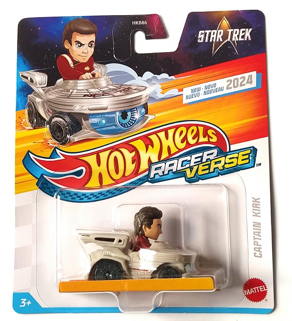Miniatura Hot Wheels Racer Verse Capitão Kirk